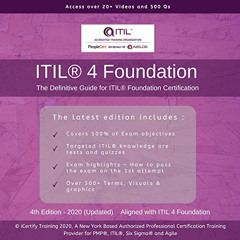 Get EBOOK 📬 ITIL® 4 Foundation: The Definitive Guide for ITIL ® 4 Foundation Certifi