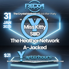 Freedom Fridays @ Y Afterhours, Edmonton, Jan 31, 2025