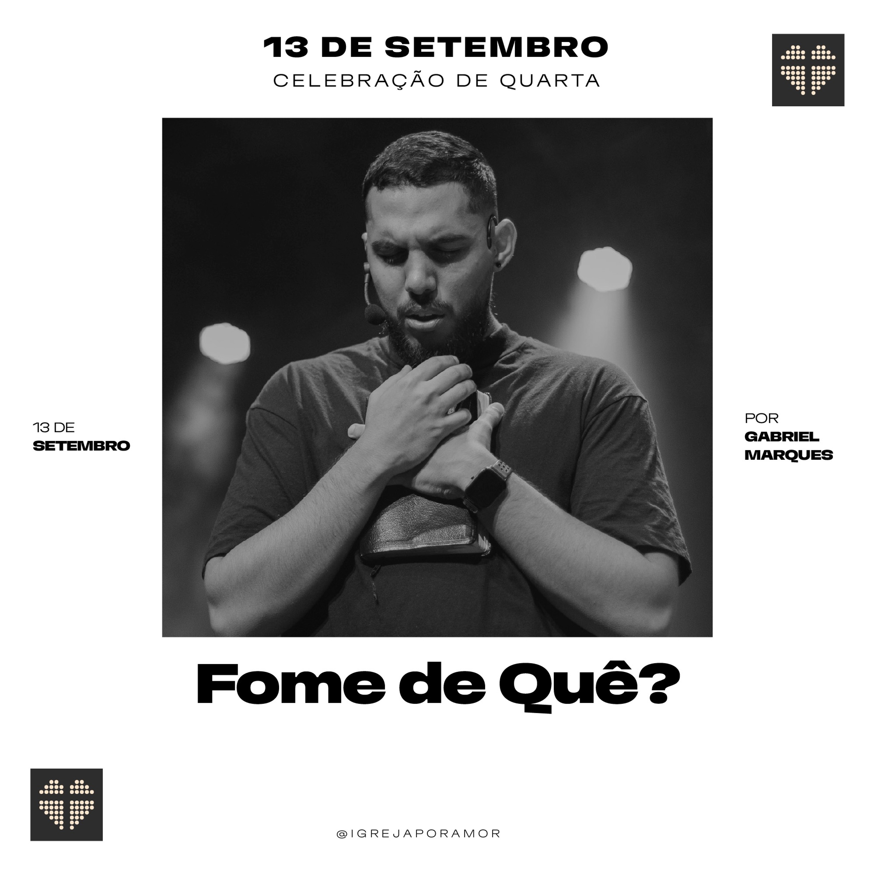 Fome de Quê? | Igreja Por Amor | Gabriel Marques | 13 de Setembro de 2023 episode artwork