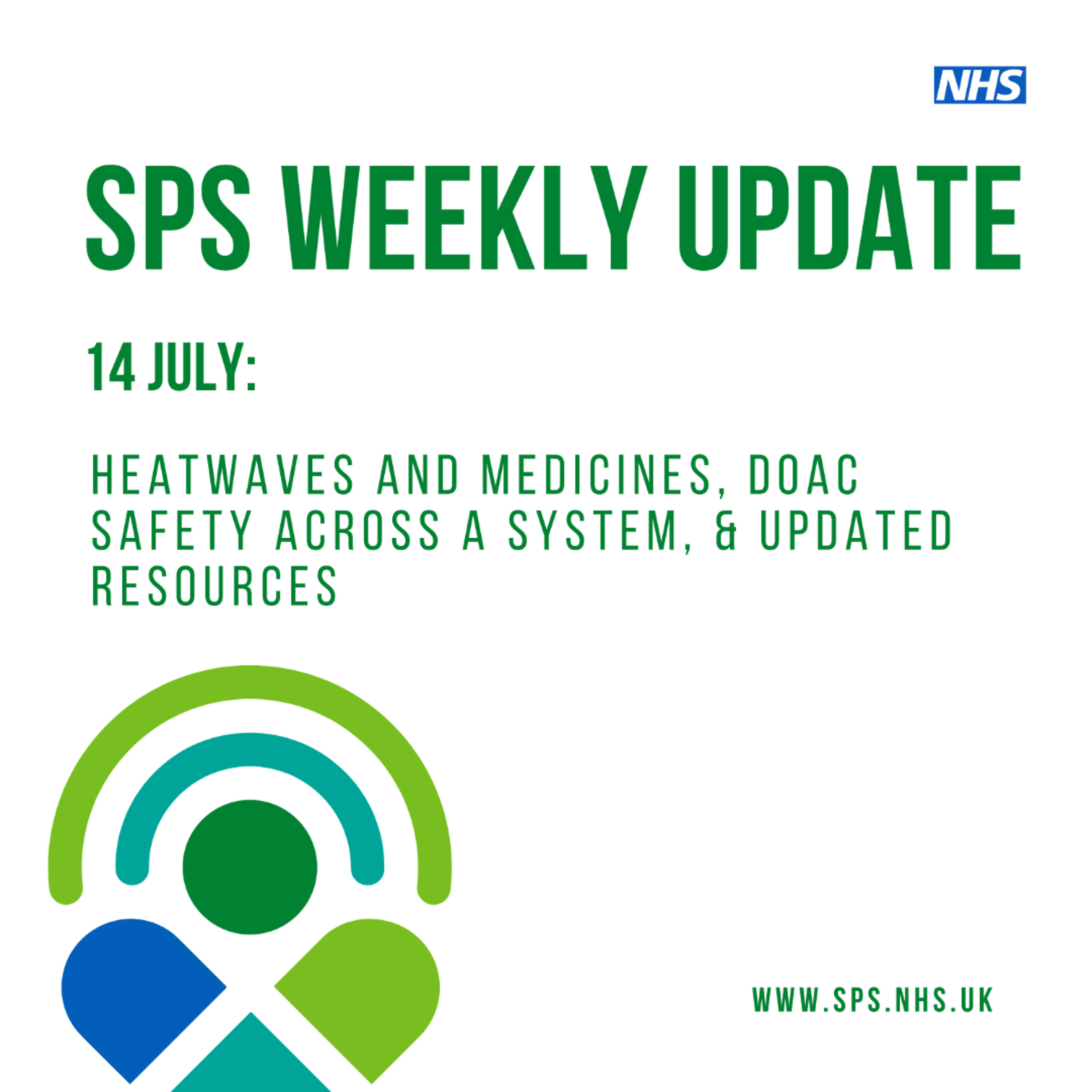 14 July: heatwaves and medicines, DOAC safety across a system, & updated resources episode artwork