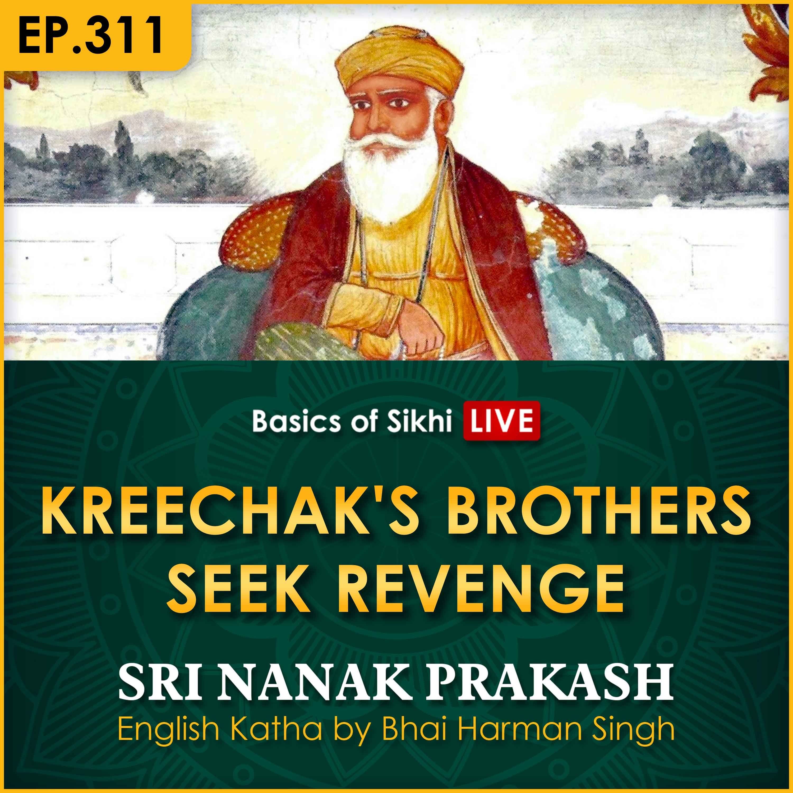 #311 Kreechak's Brothers Seek Revenge | Sri Nanak Prakash Katha | Bhai Harman Singh episode artwork