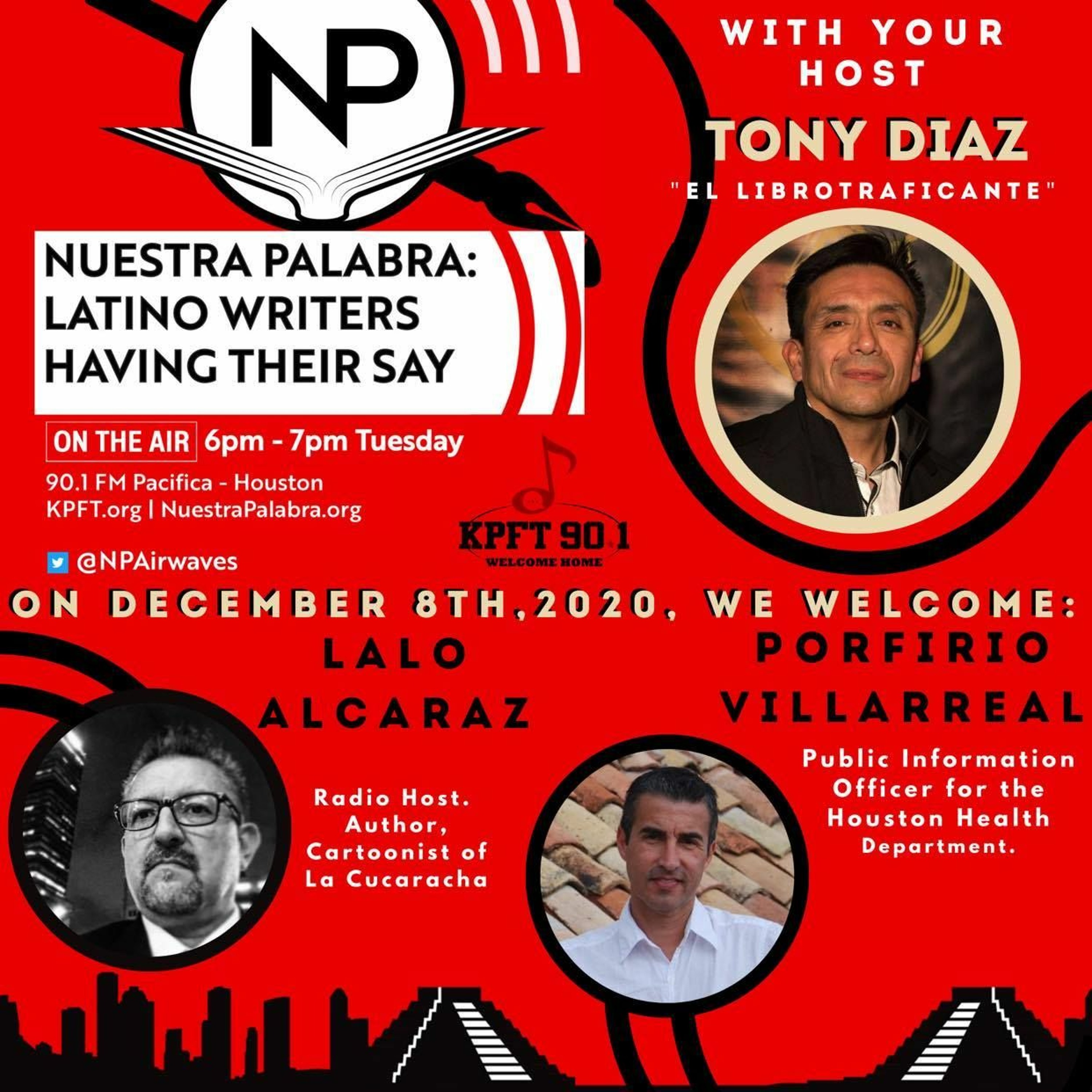 Nuestra Palabra: Latino Writers Have Their Say w/ Tony Diaz