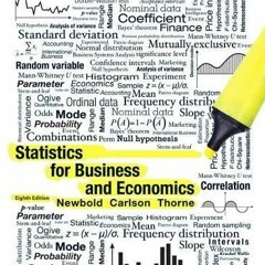 [Download] EPUB ✉️ Statistics for Business and Economics by  William Carlson,Betty Th