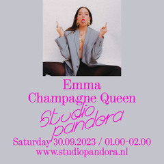 Emma Champagne Queen in Studio Pandora