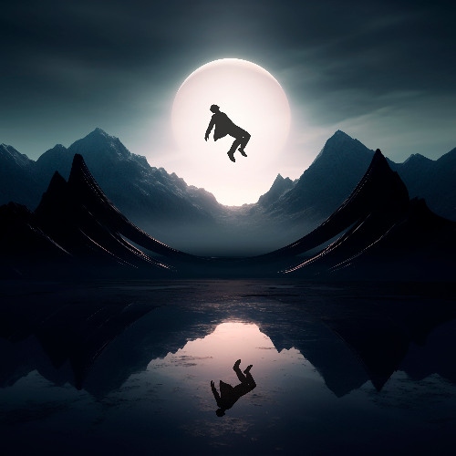 Falling from the Moon