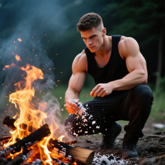 Μέσα από καπνό και φωτιά προχωράω μόνος.