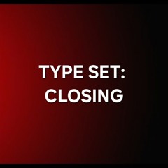Type Set: Closing (160BPM)