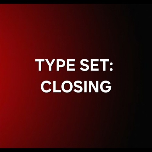 Type Set: Closing (160BPM)