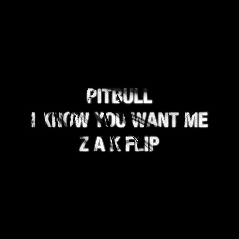 Pitbull – I Know You Want Me [Z A K Flip]
