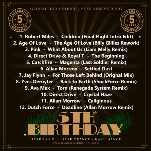 Global Hard House 5 Year Anniversary - 22 May 2022