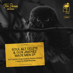 PREMIERE: Gux Jimenez, SOUL ALT DELETE - Made Men (Lavie Au Soleil Remix) [For Senses]