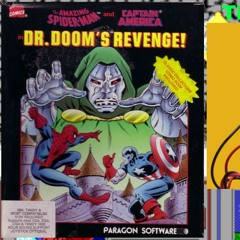 The Amazing Spider-Man and Captain America in Dr. Doom's Revenge! [MS DOS] Title Screen on PC Beeper