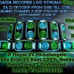 Digital Gabba Records Livestream 23 - 10 - 2021 at the booth of D Mayor