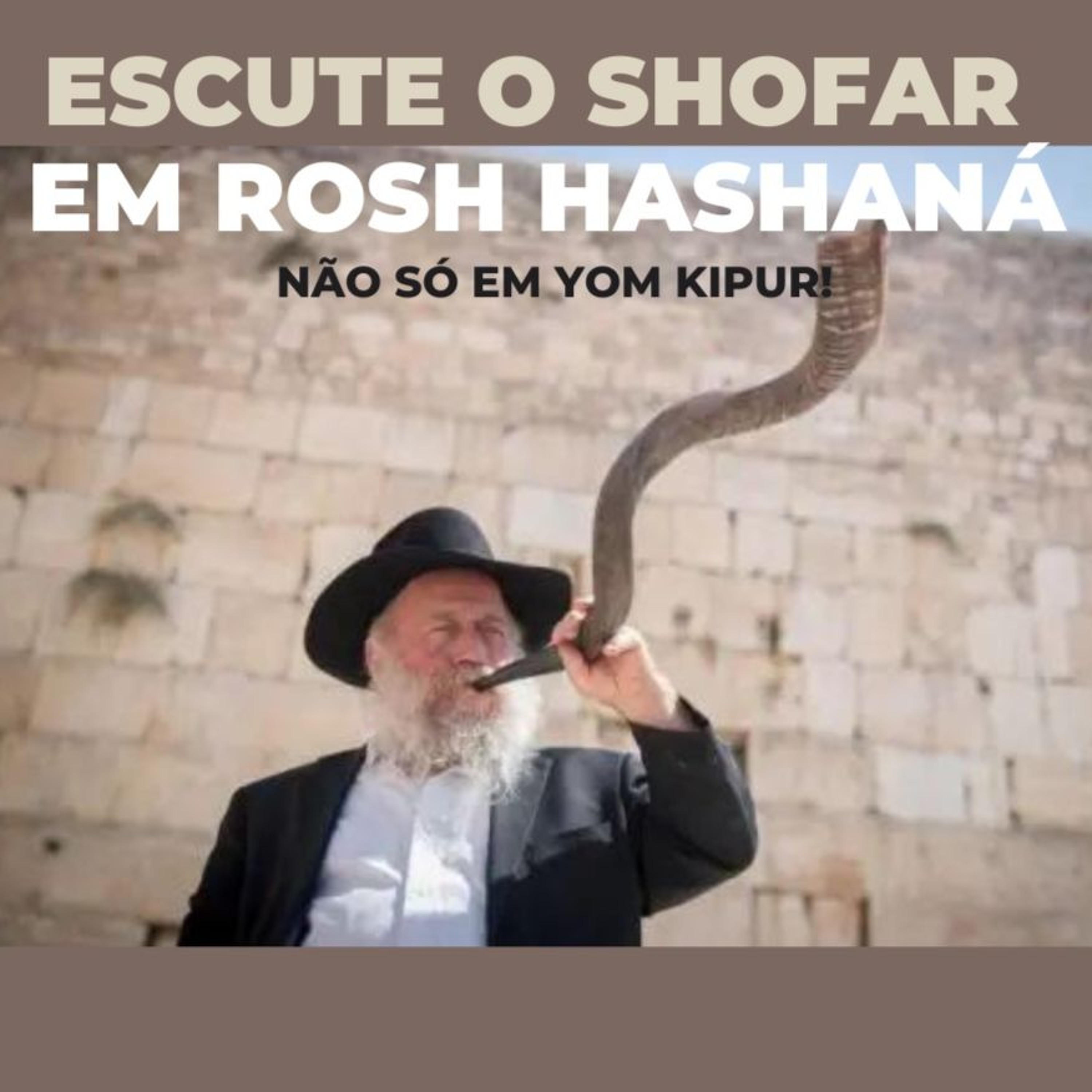Escute o SHOFAR em Rosh Hashaná! Não só no Yom Kipur