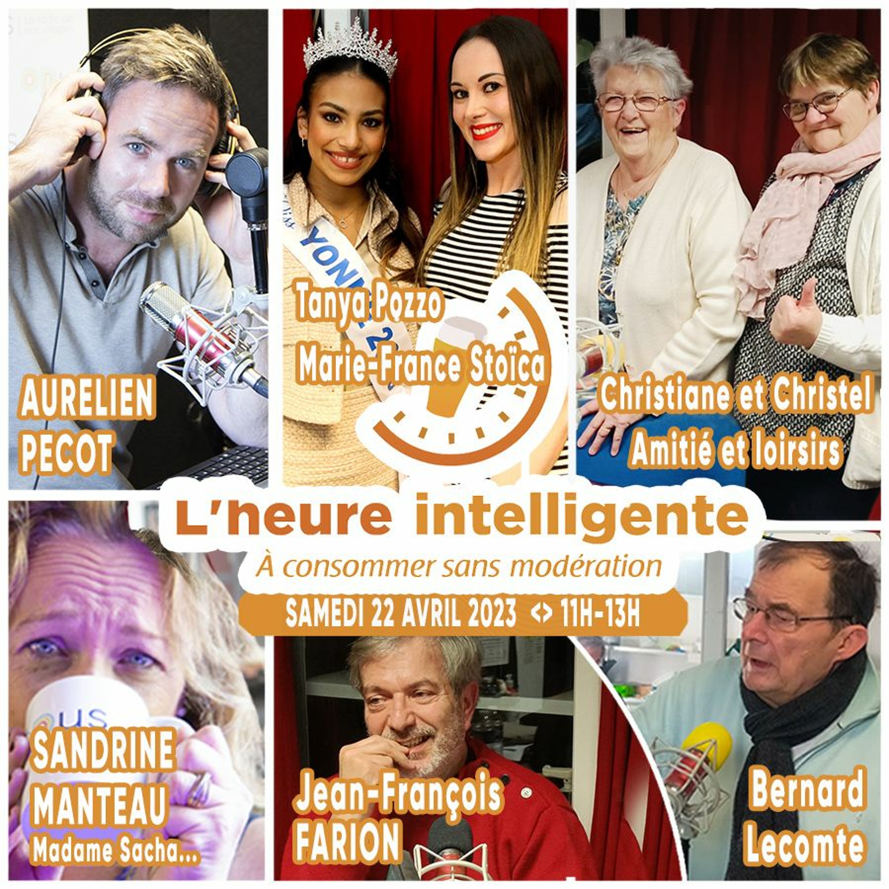 L'heure intelligente EM75 - SAMEDI 22/04/23 - Miss Yonne, Marie-France Stoïca, Amitié et loisirs...