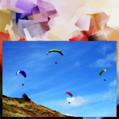 Four Hang Gliders