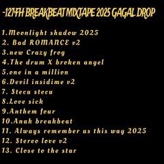 127•FH BREAKBEAT MIXTAPE 2025 HAP.BOM.WER REMIXER STECU STECU