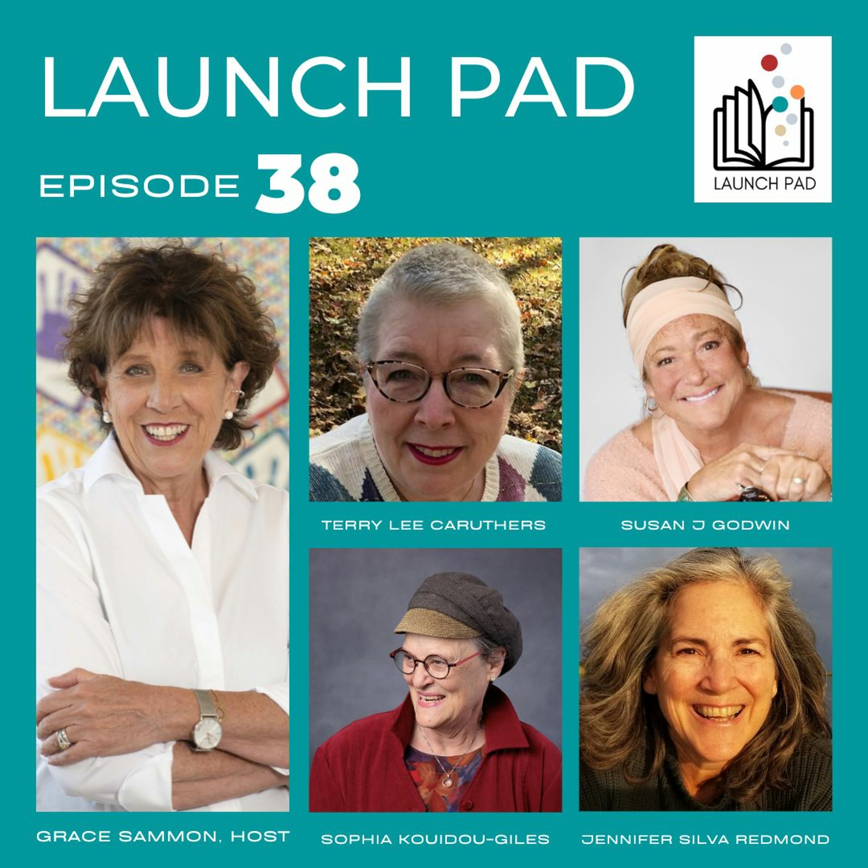 cover of episode EPISODE 38 With Terry Lee Caruthers, Susan J Godwin, Sophia Kouidou-Giles & Jennifer Silva Redmond