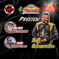 Tony Schumacher previews the NHRA Arizona Nationals with Joe Castello and Alan Reinhart 4/2/2024