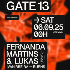 BURNS - @Gate 13 - 06/09/2025