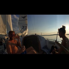 mal wieder ein herrlicher Sundowner auf dem Wasser