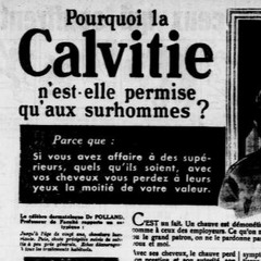 Pourquoi la calvitie n'est elle permise qu'aux surhommes ?