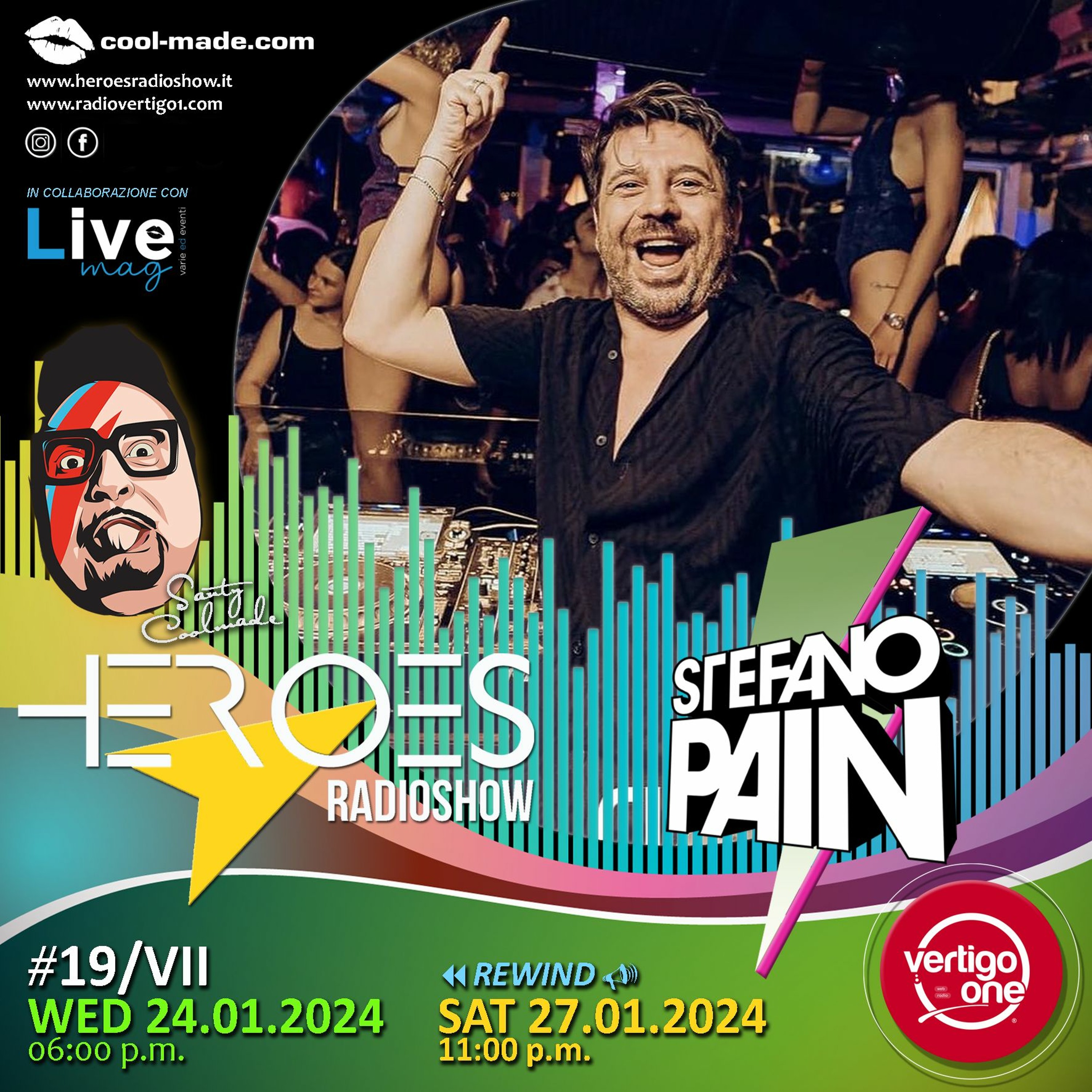 19/2023-24> HEROES RadioShow - Special Guest STEFANO PAIN episode artwork