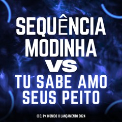 SEQUÊNCIA MODINHA VS TU SABE AMO SEUS PEITO (( DJ PK O ÚNICO )) LANÇAMENTO 2024