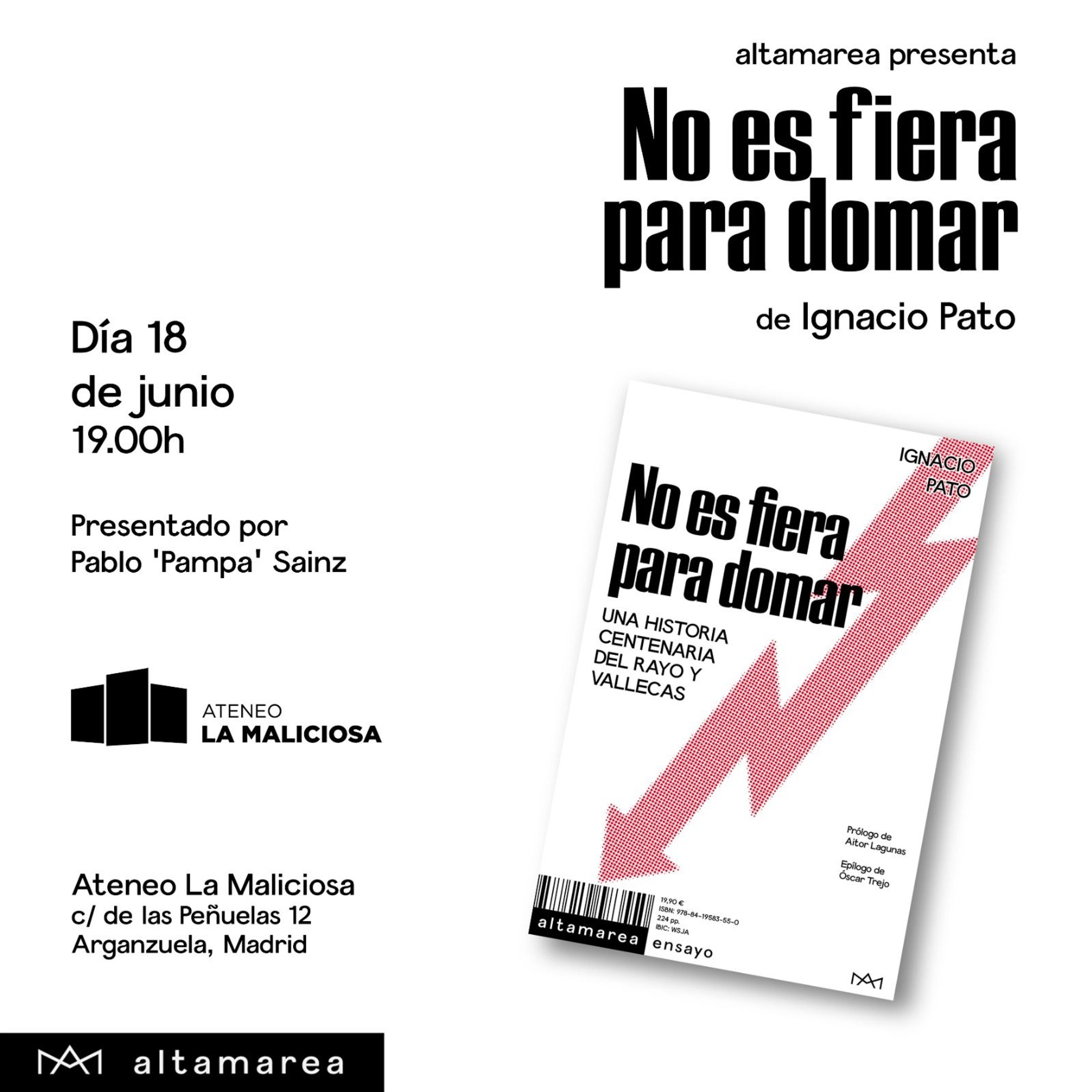 Presentación del libro "No es fiera para domar. Una historia centenaria del Rayo y Vallecas" episode artwork