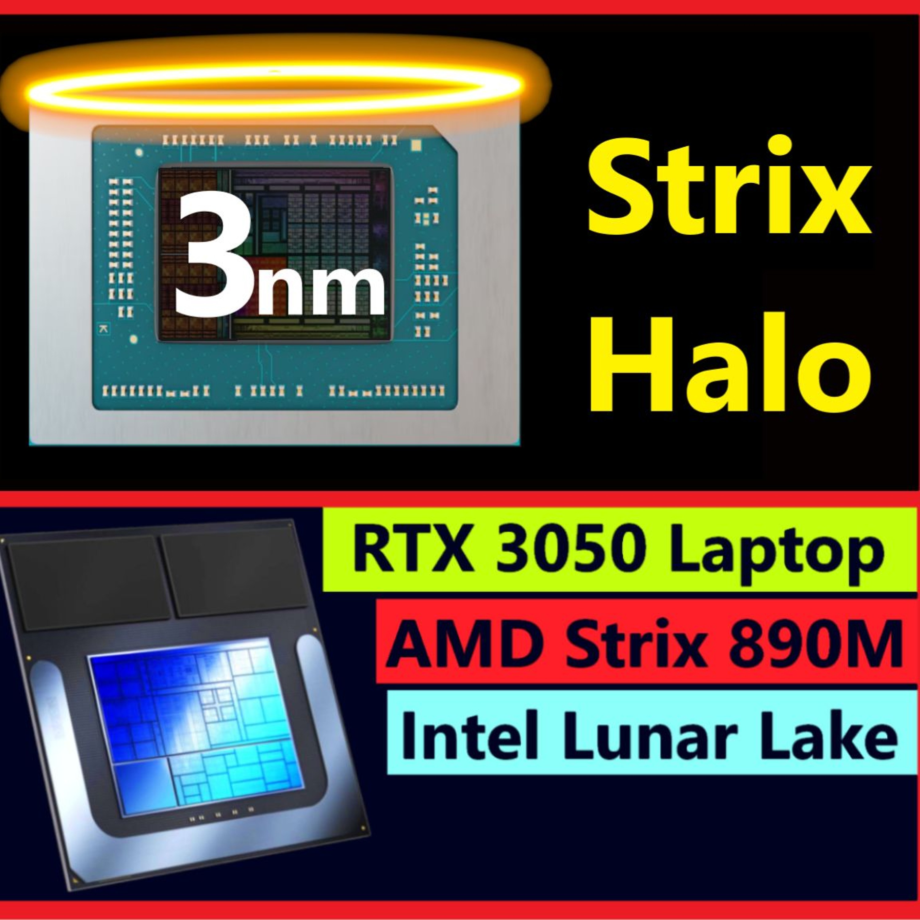 cover of episode 264. AMD Zen 5 X3D Pricing Confirmed, 3nm Strix Halo, Lunar Lake Benchmark, FSR 3.1