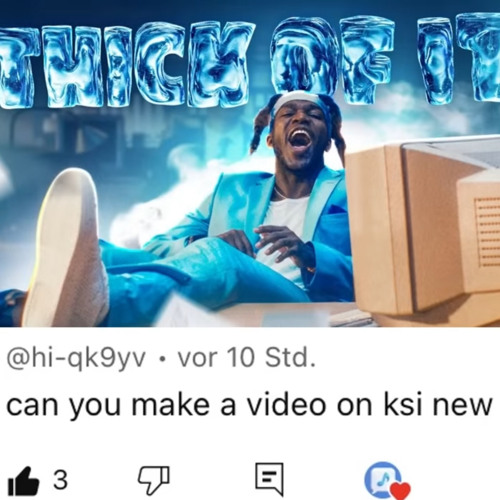 funniest comments from ksi thick of it (as a song) (by Chat Music)