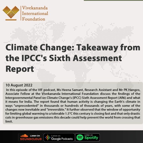 Stream Climate Change: Takeaway from the IPCC's Sixth Assessment Report ...