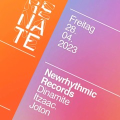 Joton @ Renate club - Berlin - Newrhythmic Recs Label Showcase - (part 1 ) 28.04.2023
