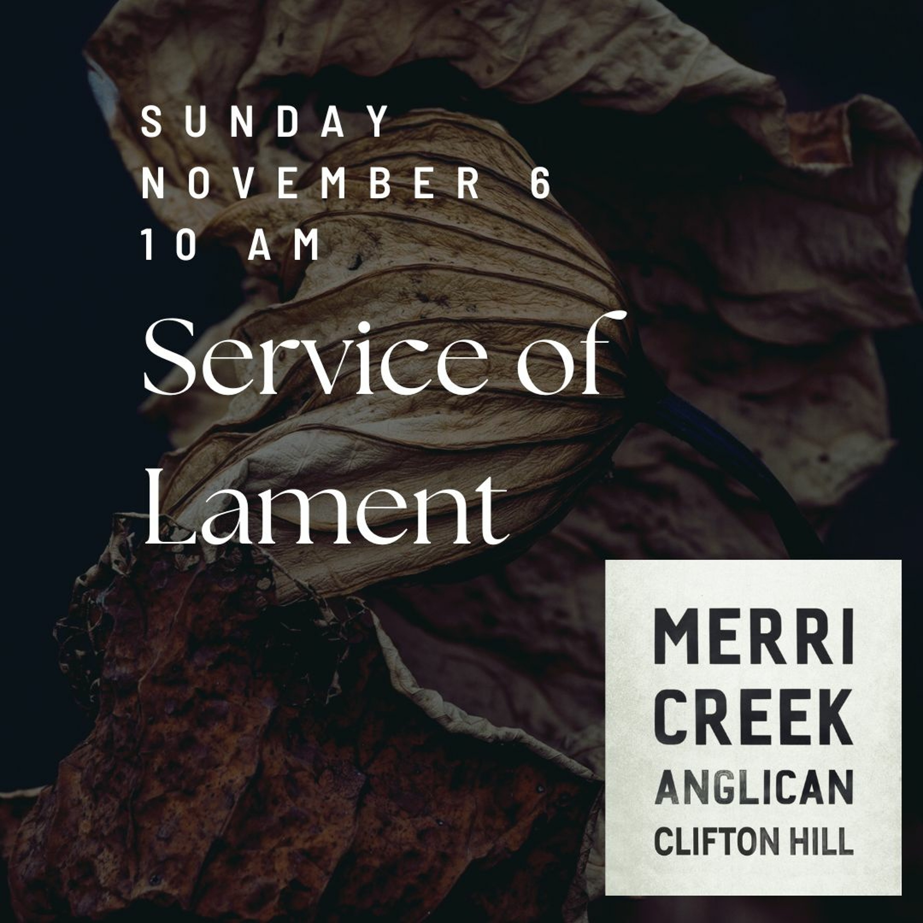 [Beck Miller] Lament (Psalm 13 & 88)06.11.22 Clifton Hill episode artwork