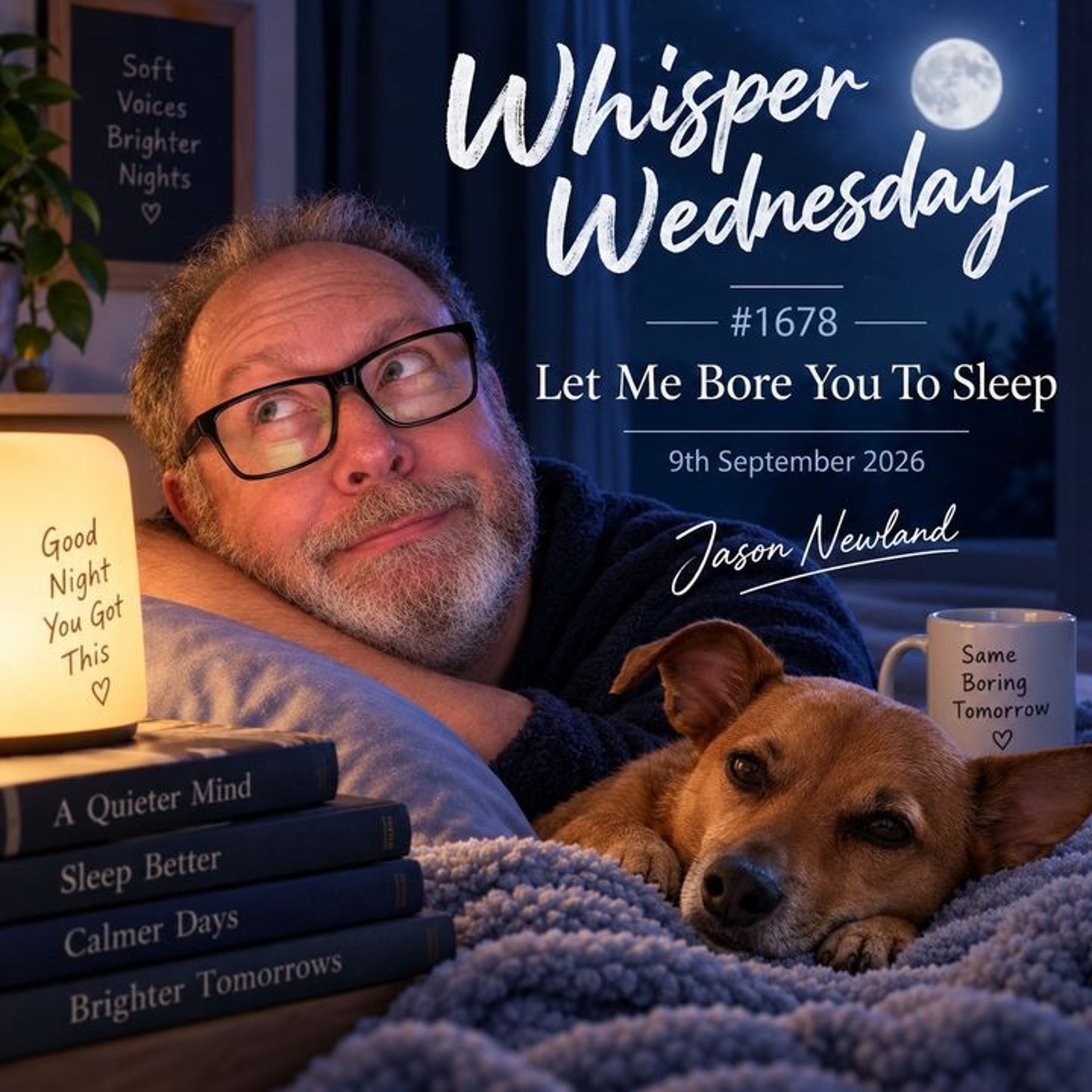 (Overnight Voice Only) Whisper Wednesday | #1678 Let Me Bore You To Sleep | 9th September 2026 | Jason Newland