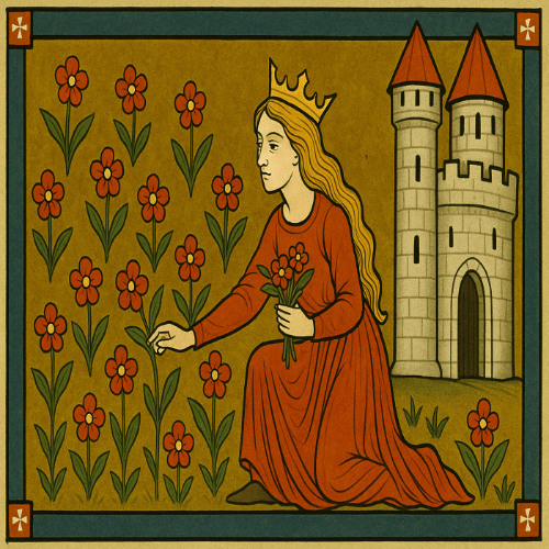 The Flowers Near The Castle