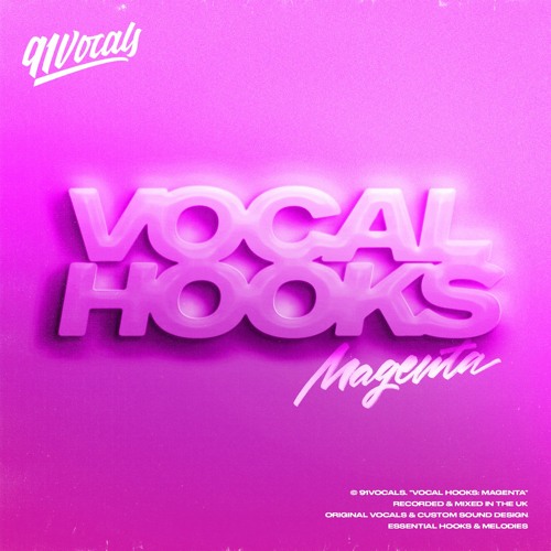 Vocal Hooks: Magenta | Royalty Free Vocal Samples