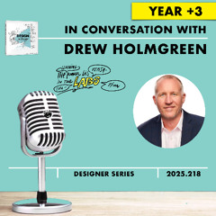 Drew Holmgreen PPAI #DESIGNtoCHANGE PODcast episode Year +2 with Ruud Janssen