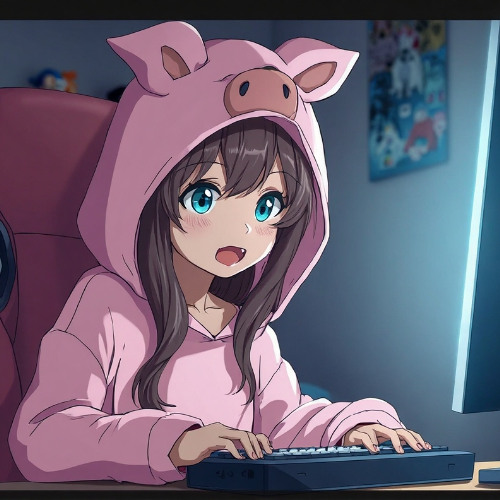 Pixelated Piggy Dreams