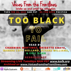 TOO BLACK TO FAIL, [Rebroadcast]