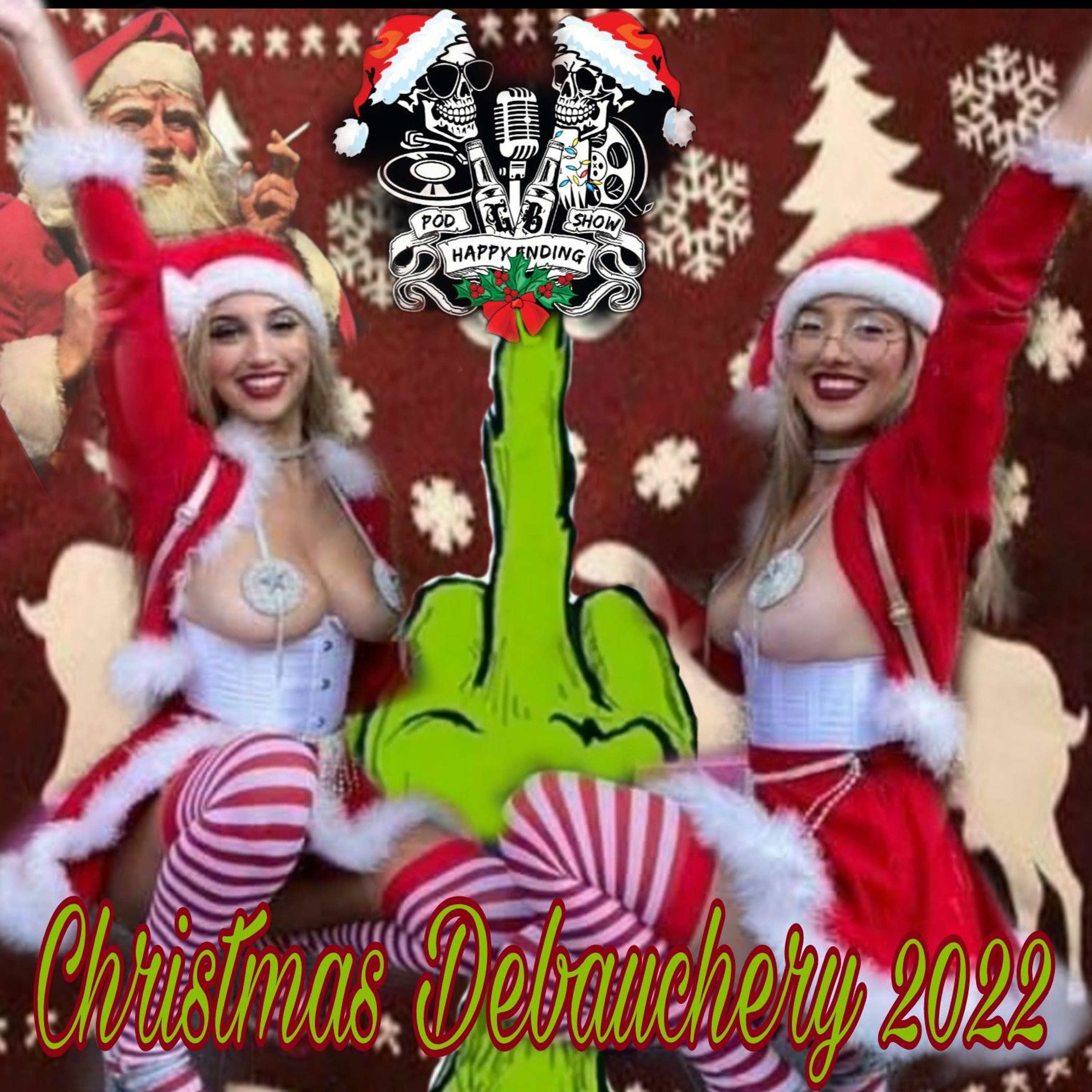 Episode 195 Christmas Debauchery 2022 episode artwork