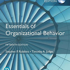 [Read] EPUB 🖌️ Essentials of Organizational Behavior, Global Edition by  Stephen Rob