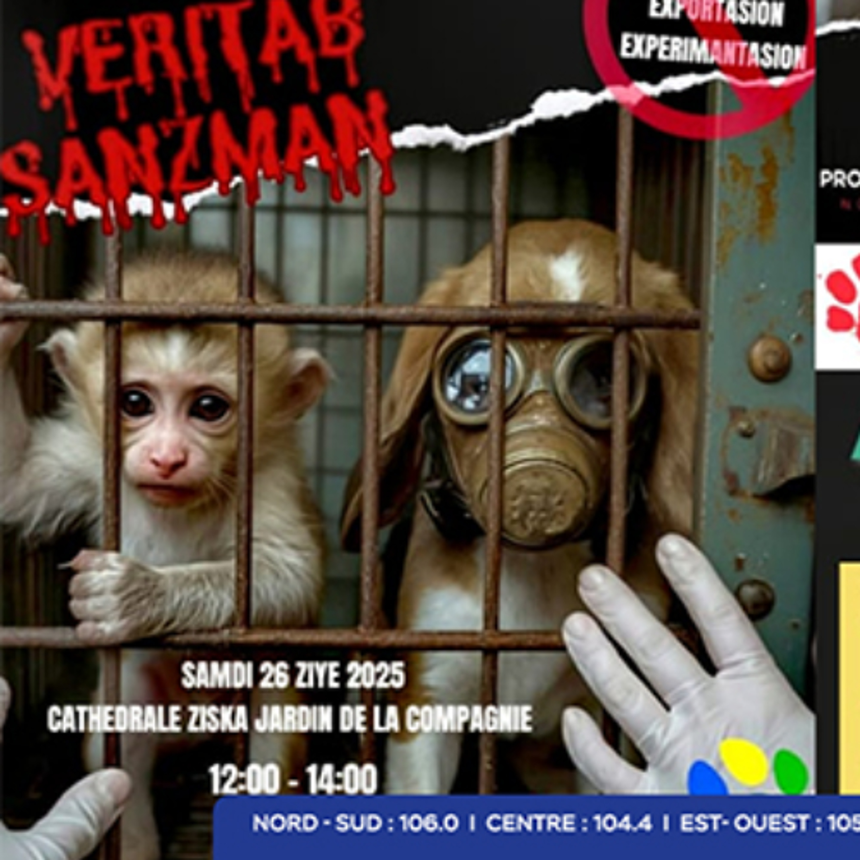 « Non à la cruauté et l’expérimentation animale » : une marche citoyenne pour les droits des animaux