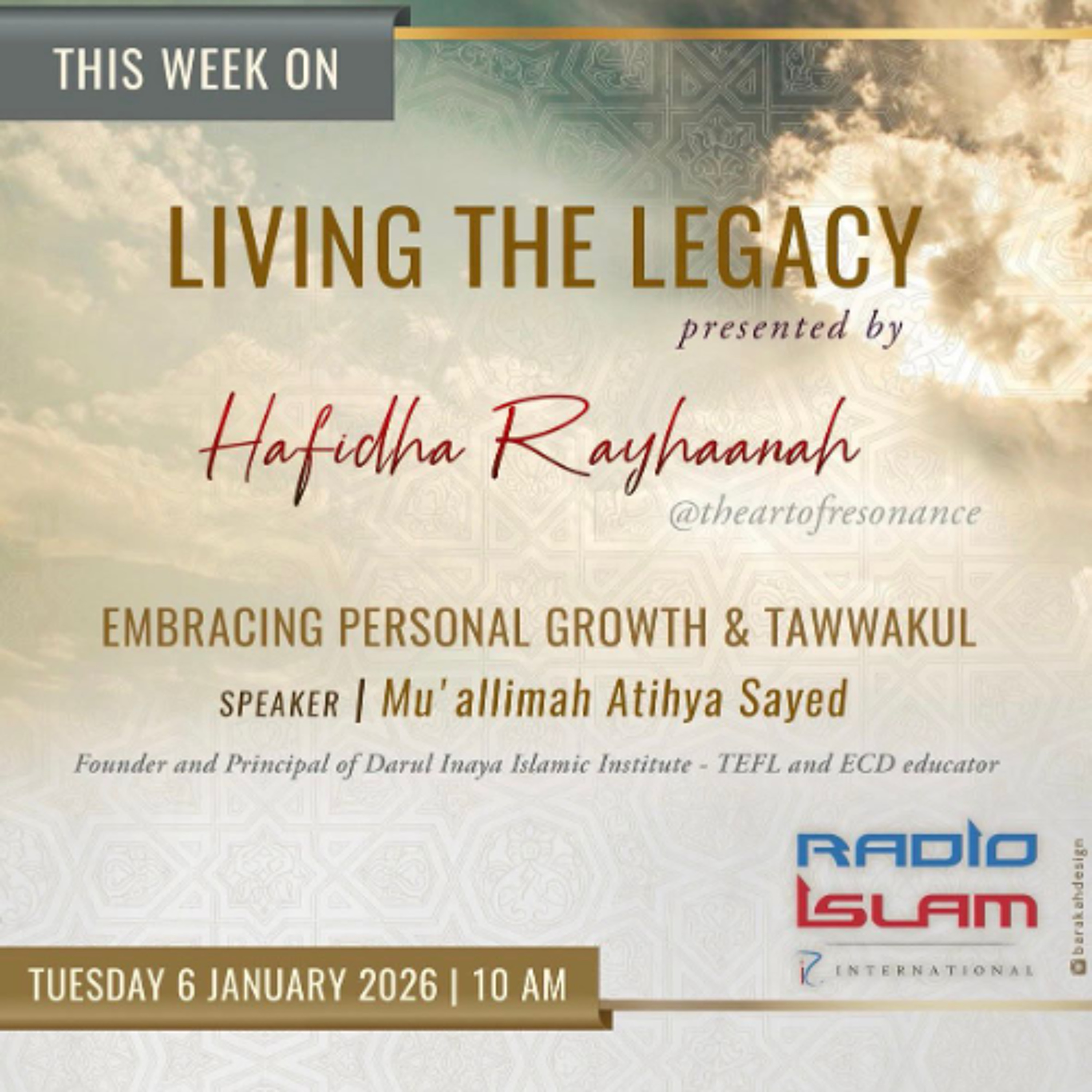 Embracing Personal Growth & Tawwakul: Muallimah Atihya Sayed