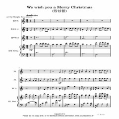 We Wish You A Merry Christmas - Fl Fl Fl Pf