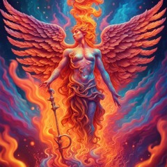 Caduceus of fire