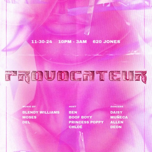 MOSES Live @ Provocateur, San Francisco 11.30.24