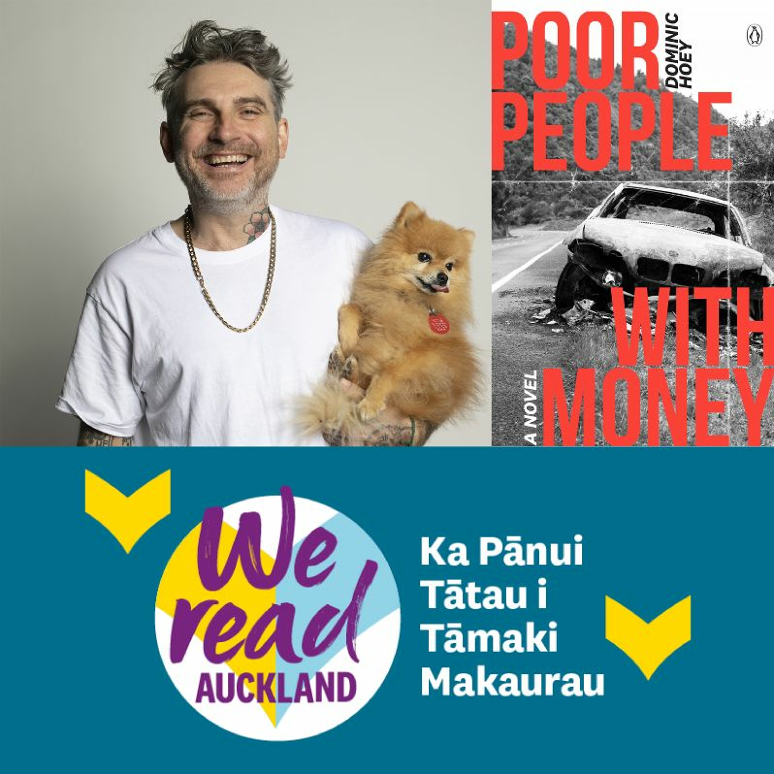 We Read Auckland 2023: Dominic Hoey - Poor People with Money episode artwork