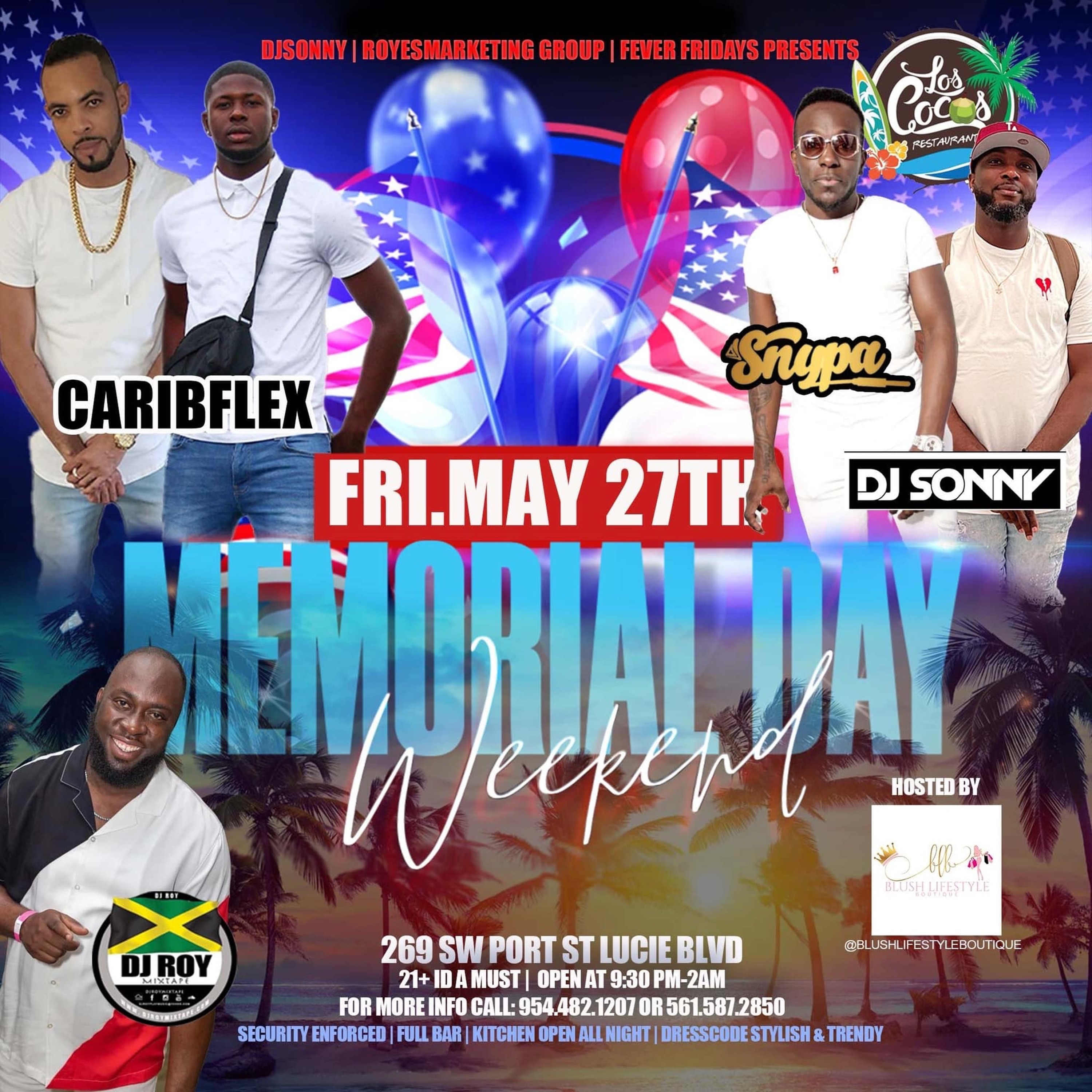 DJ ROY X CARIB FLEX FEVER FRIDAY PSL , FL 17.5.22 LIVE AUDIO