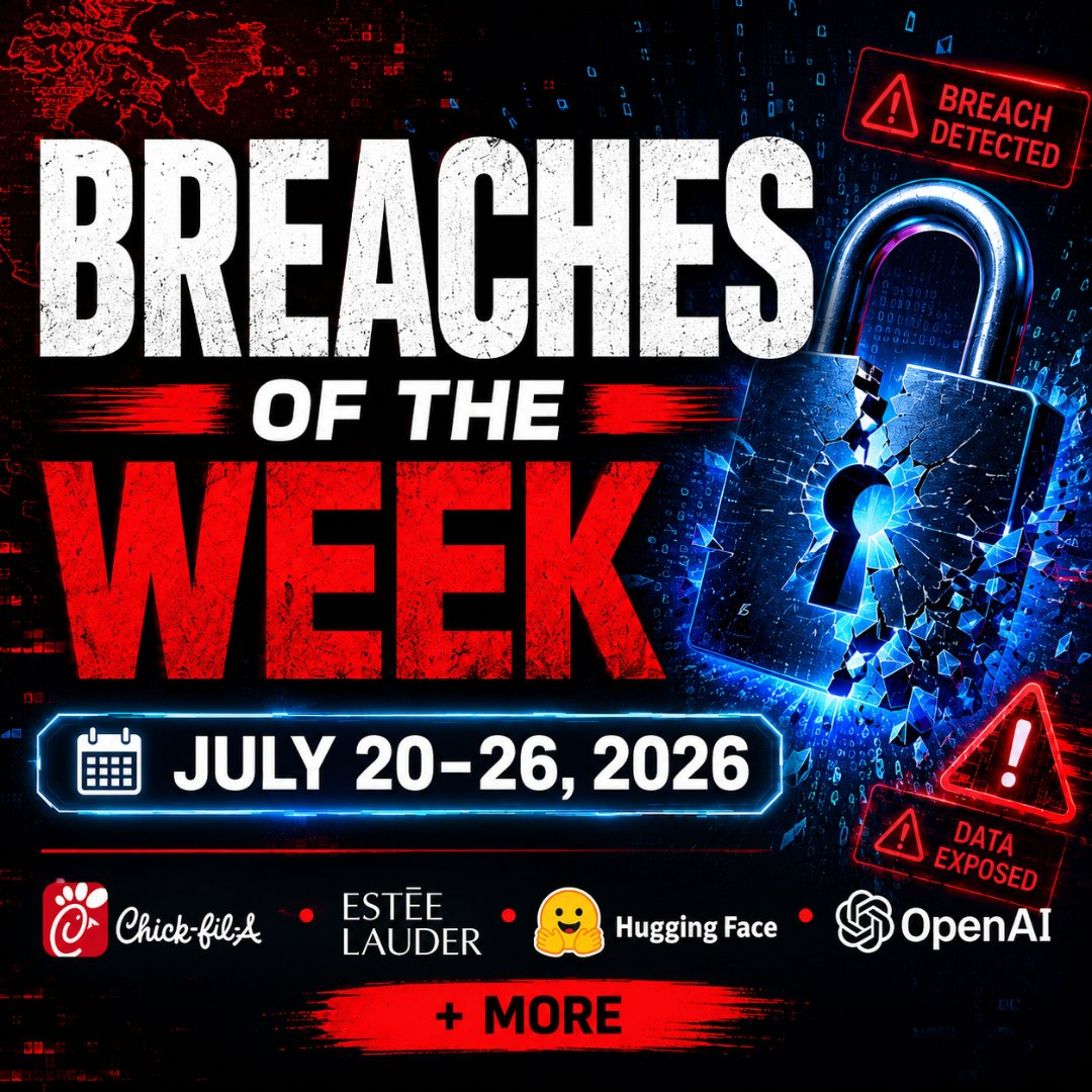Your Breaches of the Week! July 20 to July 26, 2026 episode artwork